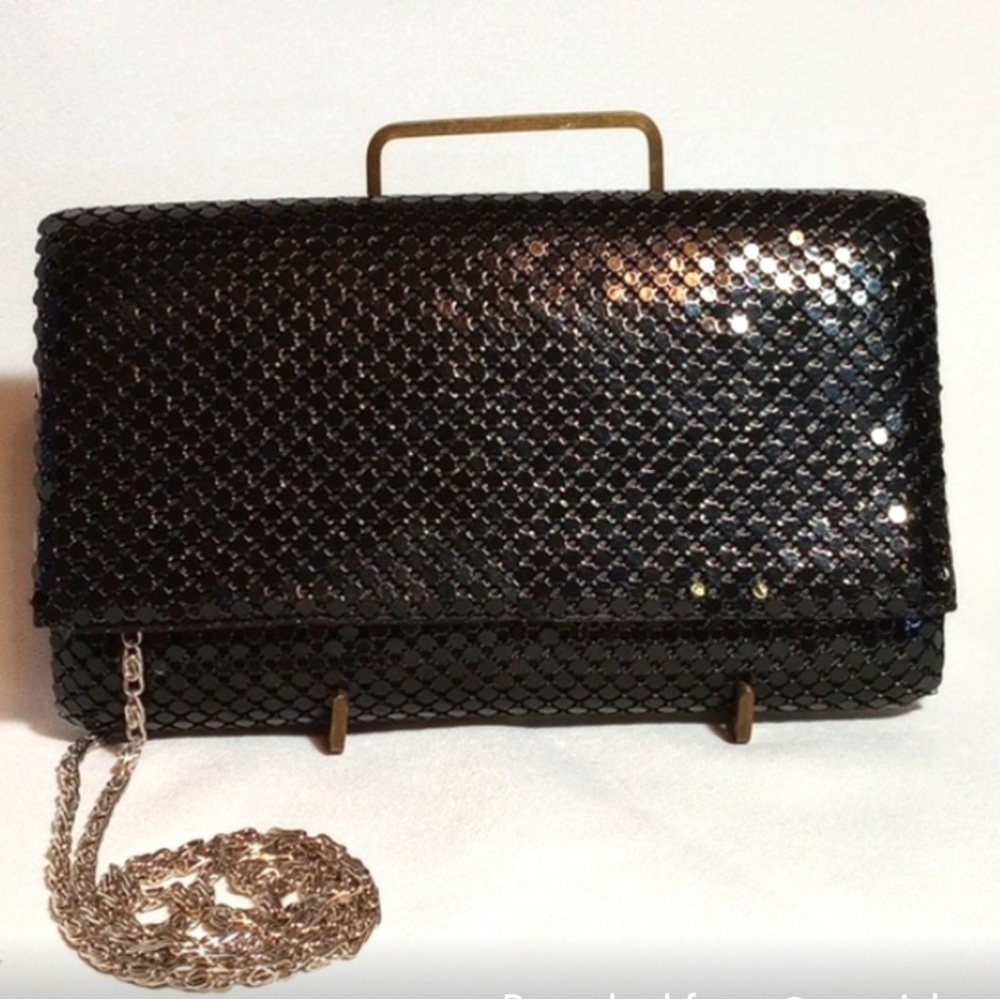 Elegant Black Authentic Jessica McClintock Evening Clutch